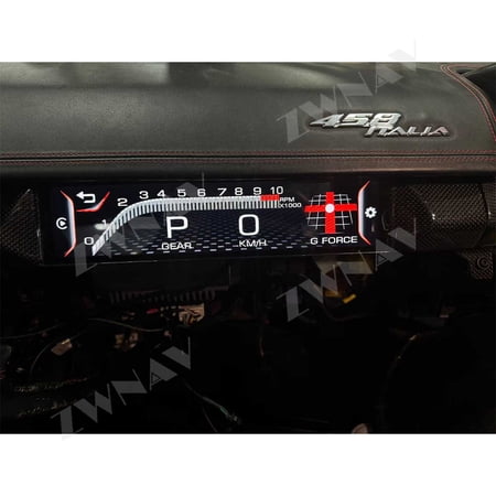ZWNAV RPM Data Meter For Ferrari 458 2024 Car Co-pilot Instrument speed panel display