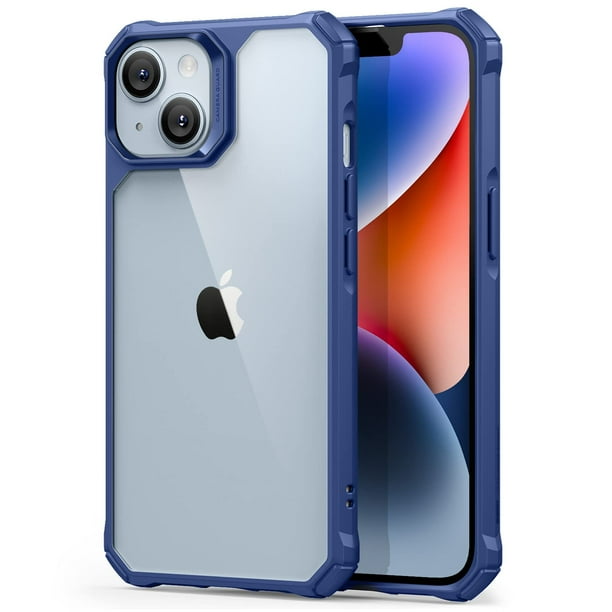 Funda ESR para iPhone 14/iPhone 13 de grado militar, azul transparente