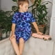 thumbnail image 4 of Fotbe Blue Lightning1 Pijama Estampada de 2 Piezas para Niños – Ropa de Dormir de Manga Corta Cómoda para Niños y Niñas, Camiseta y Shorts de Algodón-Medium, 4 of 6