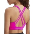 thumbnail image 2 of Body Up Womens Studio Soft Strappy Back Sports Bra Style-SB30314, 2 of 2