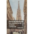 thumbnail image 2 of ArtsyQuotes 10x14 Gold Ornate Wood Framed with Double Matting Museum Art Print Titled - Bible Verse Quote Leviticus 26:2, Rudolf von Alt - The Saint Stephens Cathedral in Vienna, 2 of 4