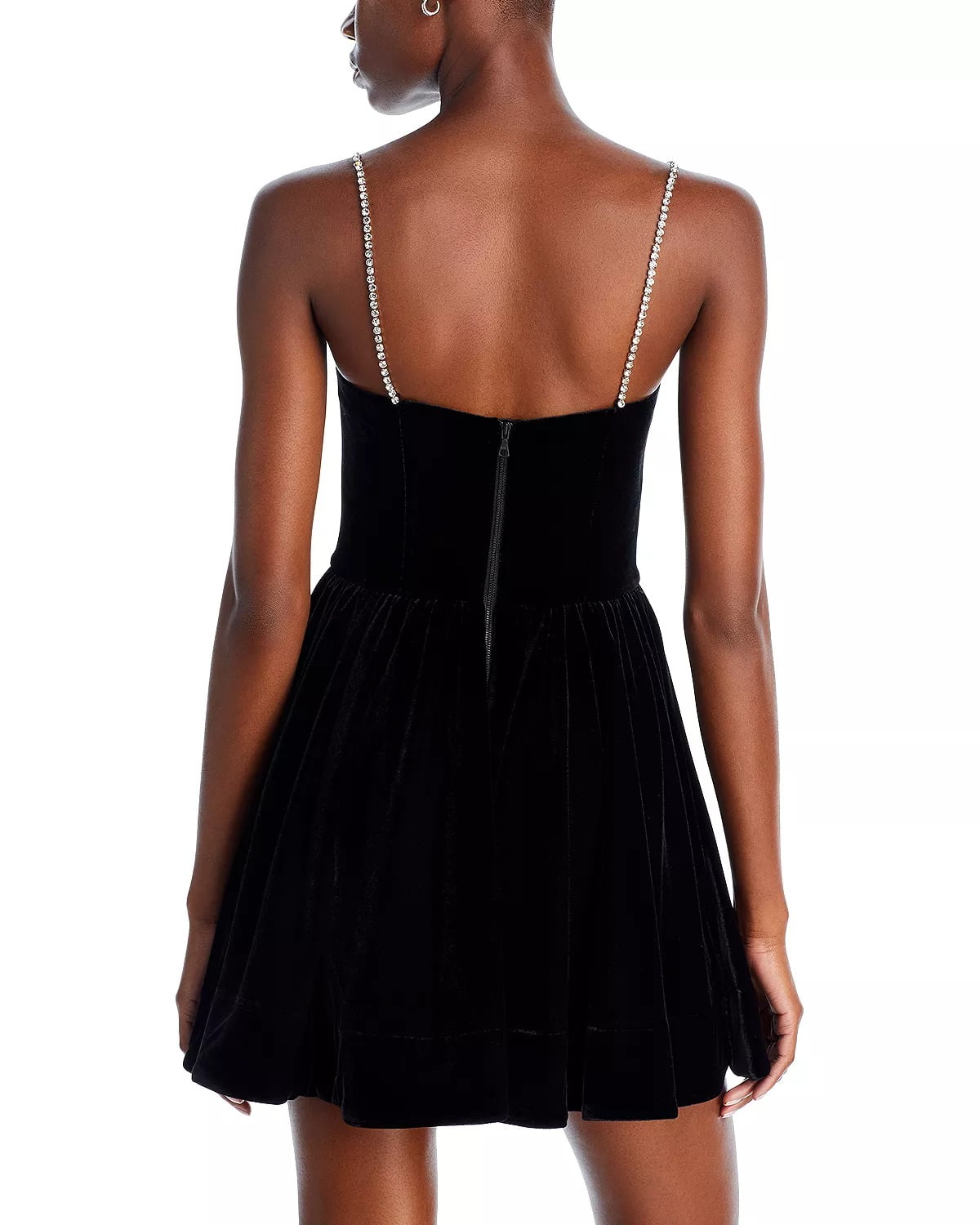 Bardot BLACK Women'sElsie Velour Mini Dress, US 2 - Walmart.com