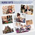 thumbnail image 6 of Nurse Gifts Soft Nurse Theme Blanket Nurses Week Gifts Microfiber Plush Sherpa Throw Blanket Nurse Gifts for Women Nurses Warm Cozy Fuzzy Nurse Blanket for Bed and Couch 50'' x 60'', 6 of 6