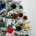 thumbnail image 3 of Plush Christmas Balls for Holiday Decorations, Soft, Easy to Hang, and Versatile for Home Use, 3 of 9
