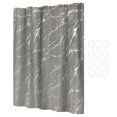 thumbnail image 1 of Cortina de ducha con 12 ganchos, 180 x 180 cm, para baño de hotel Gris, 1 of 8