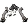 Powecrea Bellowed Turbo Diesel Exhaust Up Pipe for ford F250 F350 7.3L Super Duty 99-03-19761884