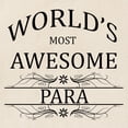 thumbnail image 3 of CafePress - World's Most Awesome Para Tote Bag - Unisex Canvas Tote Bag, Beige, 1-Piece, 3 of 8