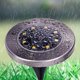 thumbnail image 4 of 8 Uds luz solar de tierra, luz de disco solar LED iluminación de paisaje de jardín impermeable al aire libre Zhivalor OTTO-CPB-US-DYP149-2, 4 of 5