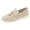 White, variant on HEWUQI Loafers for Women Suede Cushioned Slip on Closed Toe Work Flat Shoes Comfortable Vintage Work Daily Casual Dress Moccasins Hot Pink Size 9.5