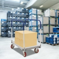 1500 lbs Professional Panel Cart Dolly Rectangular Low Noise with 5inch Casters