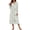 Apricot Floral, variant on Ekouaer Long Sleeve Nightgowns for Women Calf Length Sleepwear Long Sleepshirts Crewneck Sleep Dress