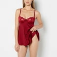 thumbnail image 4 of Unlined Balconette Babydoll with Romantic Lace in Plum Rose, 4 of 8