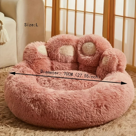 DABEI Soft Long Plush Cat kennel dog kennel winter warm pet bed Cat Bed Cat Mat Animals Sleeping Sofa