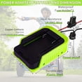 thumbnail image 2 of for Power Wheel Adapter Compatible with Greenworks 40V Battery, Dock Battery Adapter with Fuse, 14 Gauge Wire Power Tool Converter for RC Cars, Robotics, DIY Projects(No Battery), 2 of 6