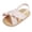 Pink, variant on Baby Girls Open Toe Sandals Ruffle Rubber Sole Beach Flat Sandals Summer Casual Lightweight First Walking Shoes