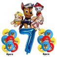 thumbnail image 1 of 17 Uds. Decoración de cumpleaños de la patrulla canina de dibujos animados película de aluminio juego de globos digitales perro Chase Marshall Skye suministros de fiesta para niños Juguetes, 1 of 5
