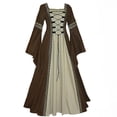 thumbnail image 3 of Disfraz de princesa Medieval renacentista de talla grande para mujer, disfraz de corte real hasta el suelo, vestido de fiesta elegante, Carnaval y Halloween, 3 of 5