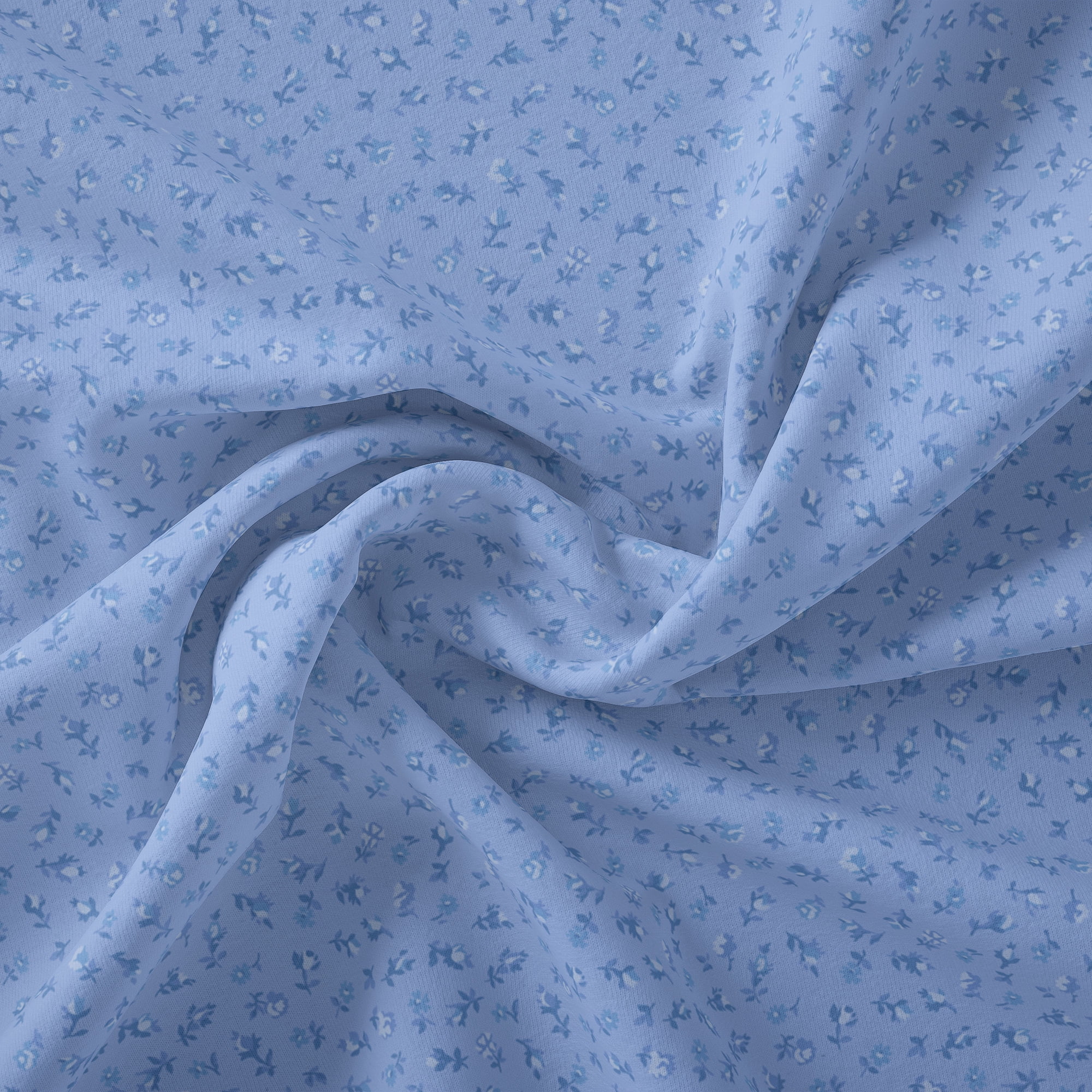 Waverly Inspirations Cut by the Yard 100% Cotton Rachel's Roses, Marina , 44" Wide for Quilting & Sewing