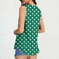 thumbnail image 3 of Fmbrln Tank Tops for Women Summer Sleeveless Crew Neck Polka Print Tunic Tops Fashion Casual Beach Vacation Tees Blouses, 3 of 6