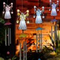 thumbnail image 4 of Luz Solar de campana de viento de Ángel, decoración de jardín al aire libre, luz Solar de Ángel, luz de jardín para patio, 4 of 5