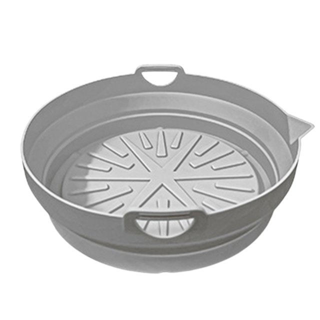 CSChome Doublure de Friteuse avec Poignées Doubles Résistant à la Chaleur Pliable Épaissi Moule à Pâtisserie de Qualité Alimentaire