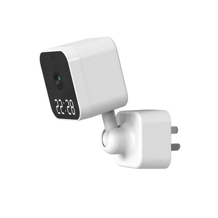 

Htovila Wall-Mount Digital Clock Camera 1080P Night Light Wireless Monitor Home Secret Invisible Small Cam