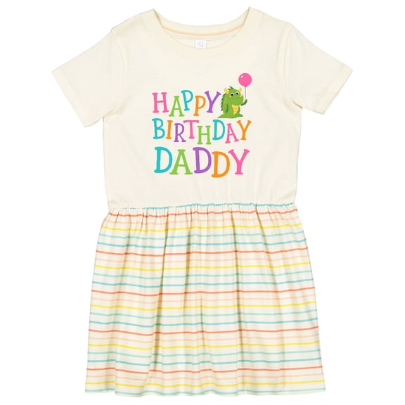 Inktastic Happy Birthday Daddy Boy Girl Party Girls Toddler Dress