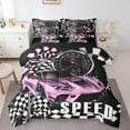 thumbnail image 1 of Erosebridal Teens Racing Sport Bedding Twin Size, Speed Game Bed in a Bag Twin size, Race Car Theme Decor, Reversible 7pcs, 1 of 5