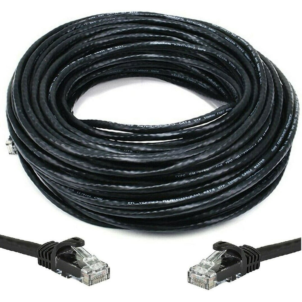 UbiGear 150FT CAT5 Cat5e High Speed Network Cable RJ45 LAN PoE Wire Cord for