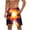 Z-Orange-3, variant on WAENQINLA Mens Swimming Trunks Big and Tall Elastic Wiast Beach Shorts Quick Dry Drawstring Board Shorts Hawaiian Palm Tree Pattern Loose Fit Swim Shorts Men's Shorts Under 5