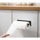 thumbnail image 1 of Tenedor de rodillo de tejido de cocina debajo del mueble autoadhesivo de del colgador de en Vertical o Horizontal Negro Macarena Portarrollos cuadrado, 1 of 8