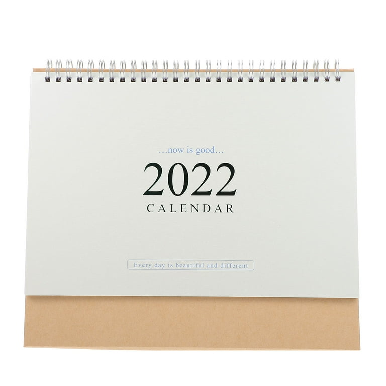 1Pc Mini 2022 Calendar Creative Paper Tabletop Calendar Office Desktop  Calendar - Walmart.com