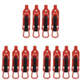 thumbnail image 1 of Abrazaderas de goma metálicas multiusos para montaje en pala para portaequipajes, color rojo, 4 unidades, 1 of 6