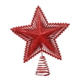 thumbnail image 4 of Adornos de estrella del de Navidad, decoración de Navidad, estrella de decoración ligera para la parte del de Navidad, Rojo, 4 of 8