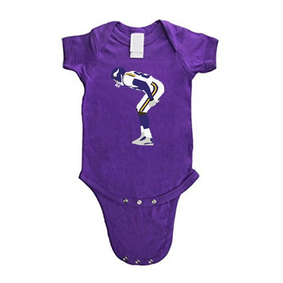 Purple Randy Moss Vikings Mooning Baby 1 Piece