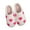 Pink, variant on Women'S Slipper Heart Love Indoor Outdoor House Slipper Fuzzy Fluffy House Shoes Valentine'S Day Gift Cute Flat Slides Black US: 8.5