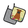thumbnail image 2 of Caroline's Treasures Easter Chinese Chongqing Dog Pair of Pot Holders, 2 of 3