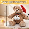 thumbnail image 2 of Muñeco de Oso de Peluche Bakalizoo 30 cm con Corazón Rojo Marrón, 2 of 7