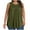 Army Green, variant on Plus Size Tank Tops for Women Summer Crew Neck Pleated Front Loose Casual Sleeveless Shirts Casual Loose Blouse(1X-5X)