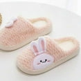 thumbnail image 7 of Yindaity Boys Slippers Baby Girl's Soft Plush Slippers Cartoon Warm Winter House Shoes(RD2,10), 7 of 7