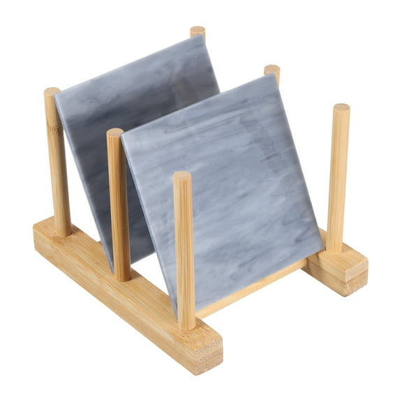 Uxcell 4 x 4" Stained Glass Sheets 2 Sheets Transparent Art Glass Gray