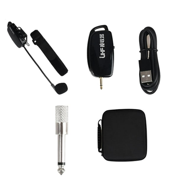Micrófono para saxofón Perfecl flexible con clip fácil de instalar