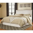 thumbnail image 3 of Ashley Willowton King California King Panel Headboard in Whitewash, 3 of 7