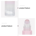 thumbnail image 4 of Pink Heart Pattern Essential Oil Bottles for Storage Use 3Pcs Glass Roller Ball, 4 of 4