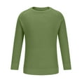 thumbnail image 5 of Feancey Men's Solid Ribbed Knit Sweater Fall Winter Casual Regular Fit Pullover Tops Knitted Round Neck Raglan Sleeve Jumpers Cozy Sweaters for Men 2024 Sales Today Clearance Army Green S, 5 of 7