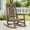 Brown, variant on KINGYES HDPE Outdoor Rocking Chairs,HDPE Patio Rocker for Porch,Navy