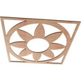 thumbnail image 2 of 22"OD x 7 5/8"ID x 3/8"T Blume Wood Fretwork Pierced Ceiling Medallion, Cherry, 2 of 3