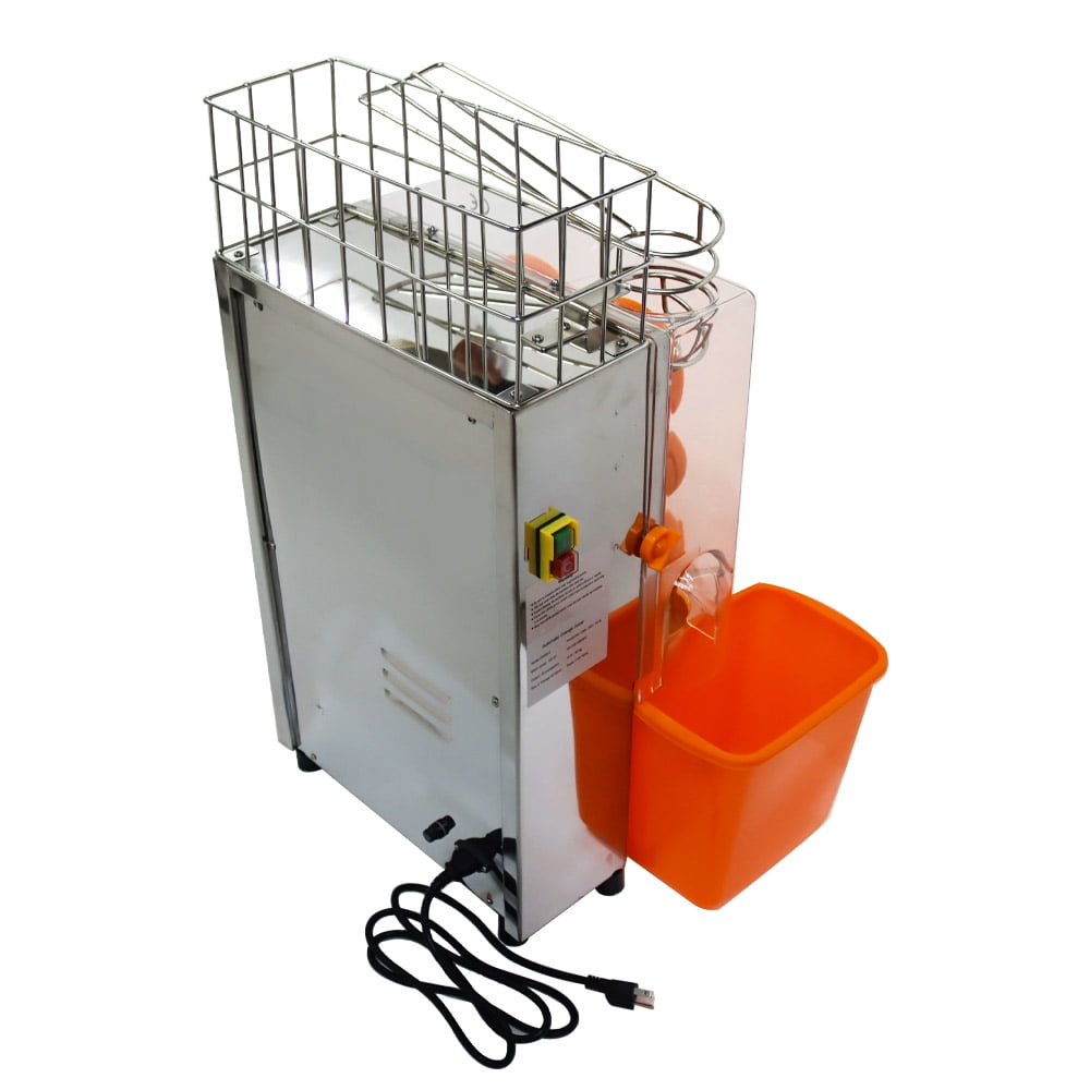 Orange Juice Extractor Machine Plastic Basket Commercial 110V