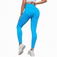 thumbnail image 2 of UngA Anti Cellulite Leggings, Tummy Control High Waisted Leggings Sets for Women, Gym Scrunch Butt Lifting Seamless Workout Yoga Pants Women Blue,L, 2 of 7