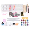 thumbnail image 2 of Juego de manicura juego de uñas acrílicas polvo de purpurina limas para uñas práctica de uñas postizas herramientas de arte de uñas juego de manicura ANGGREK Otros, 2 of 8